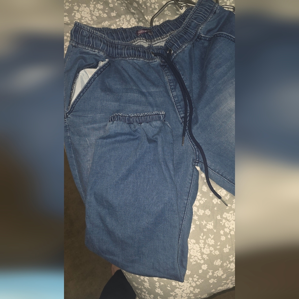 Blue Denim Jeggings